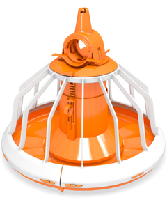 Feed pan cpl BP330-Plus with shut-off